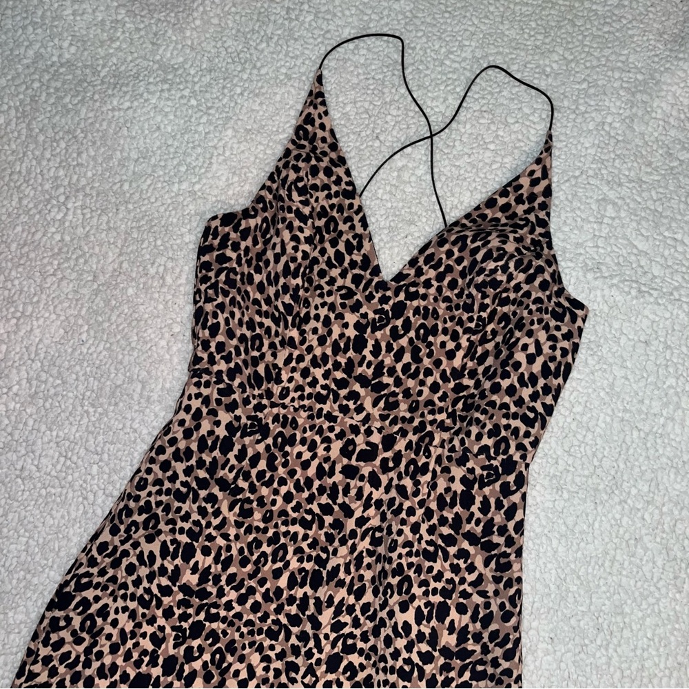 Cheetah print dress